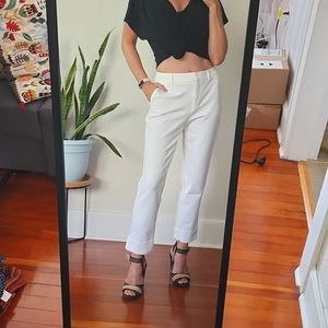 WHBM cuffed cropped pants